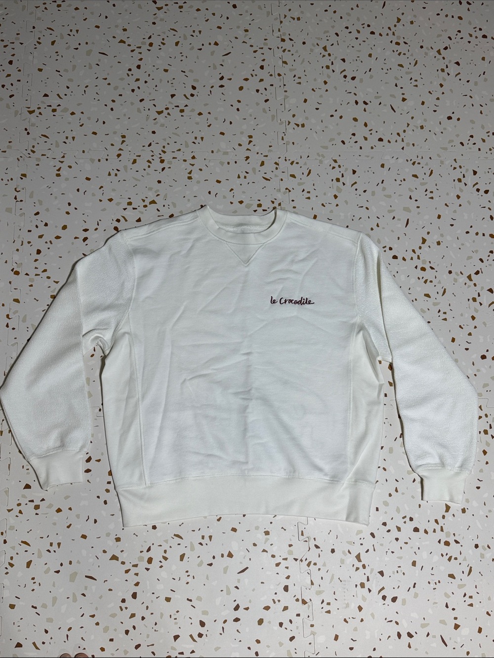 Le Crocodile Crewneck X Dinner Service NY